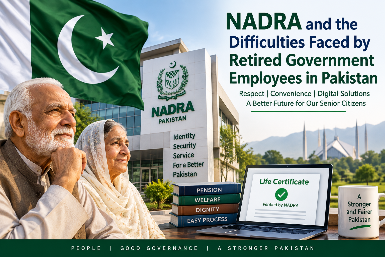 NADRA life certificate for retired government employees in Pakistan